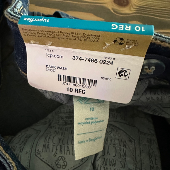 Girls Thereabouts Blue Bootcut Jeans Size 10 - Picture 2 of 5